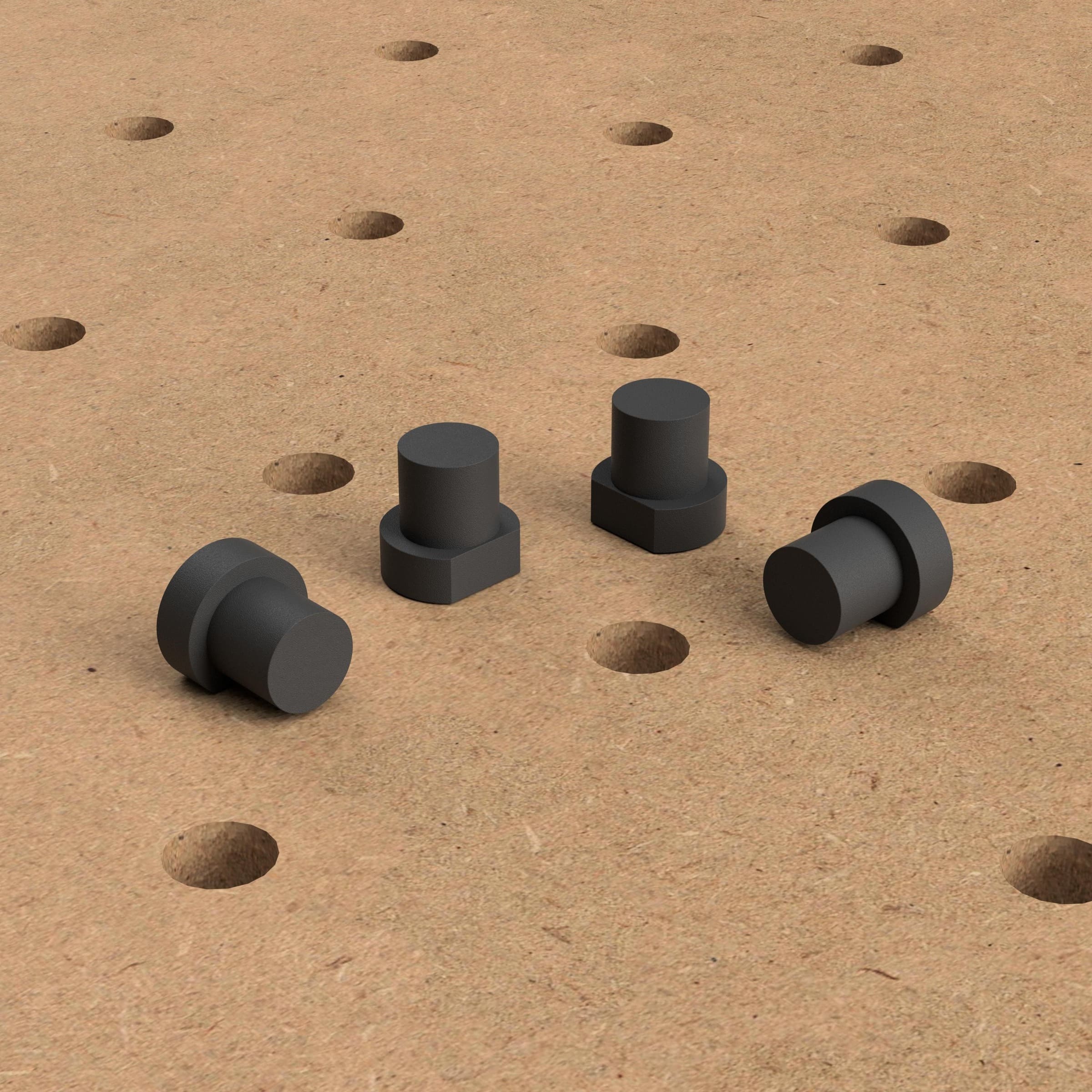 Benchdogs Bankhaken Anschläge für Lochrasterplatten | 20mm - 100mm Lochabstand - Mein Shop