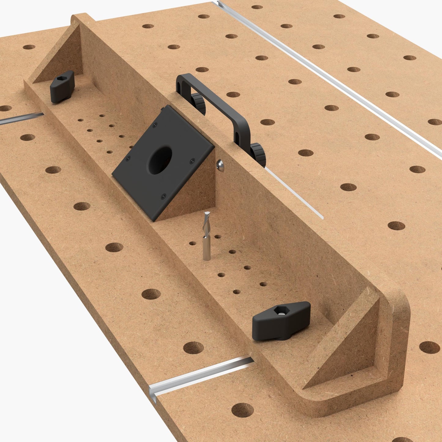 Benchdogs Bankhaken Anschläge für Lochrasterplatten | 20mm - 100mm Lochabstand