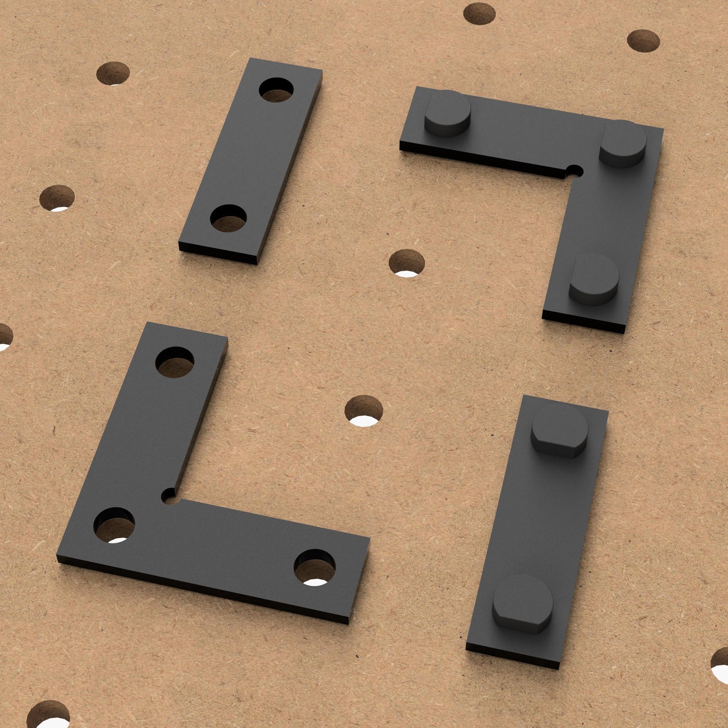 Benchdogs Bankhaken Anschläge für Lochrasterplatten | 20mm - 100mm Lochabstand - Mein Shop
