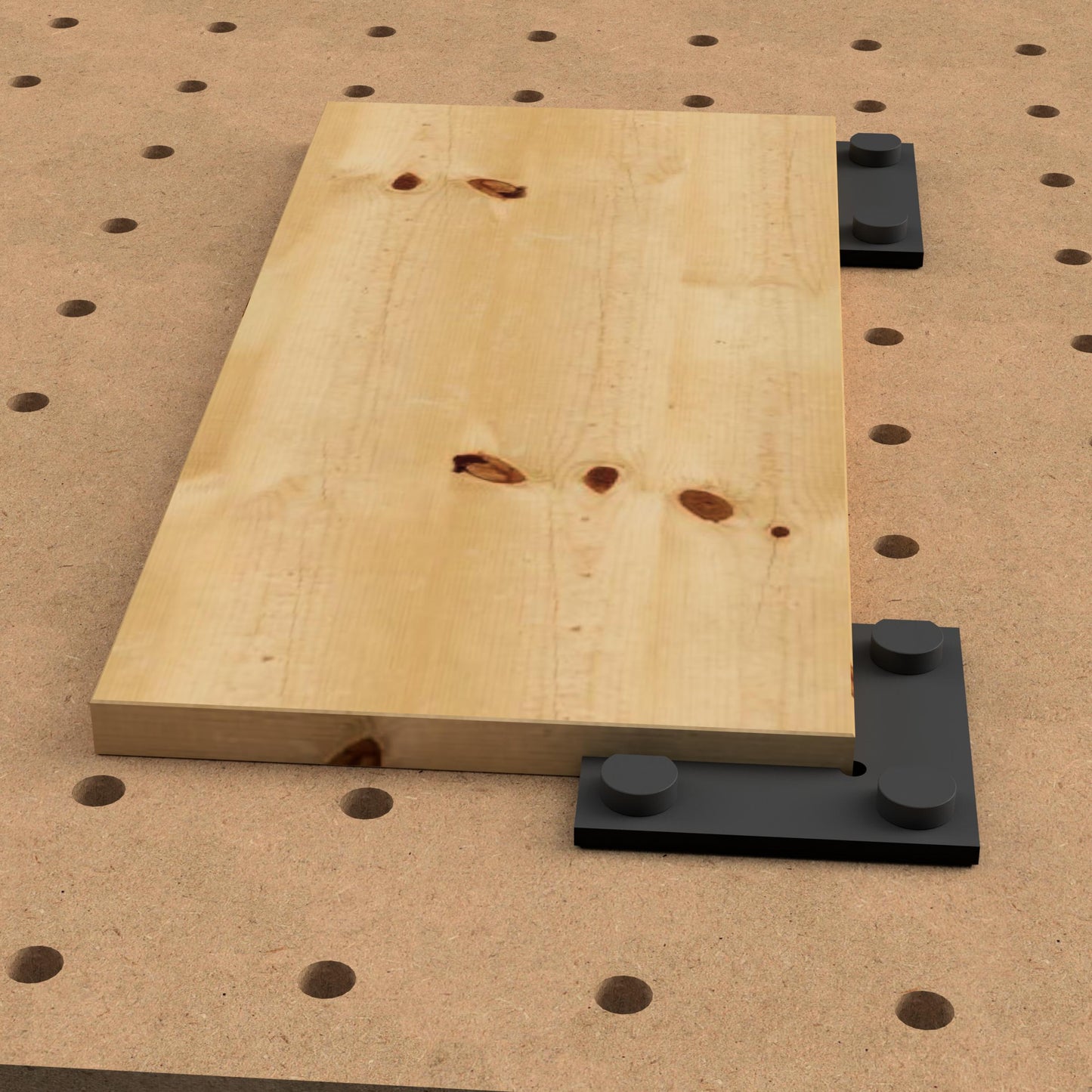 Benchdogs Bankhaken Anschläge für Lochrasterplatten | 20mm - 100mm Lochabstand - Mein Shop