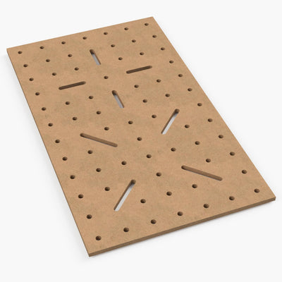 MDF Lochplatte Langloch 120×70cm – MFT-kompatibel Made in Germany