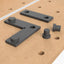 Zubehör für MDF Lochplatte T-Nut – T-Nut Klemmen Benchdogs Spannsystem kompatibel