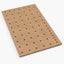 Lochplatte MDF 100x60 cm mit Winkelraster 5 Grad Schritten Draufsicht