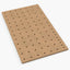 MDF Lochplatte mit Winkelraster 120x70 cm in 5 Grad Schritten CNC gefräst Draufsicht