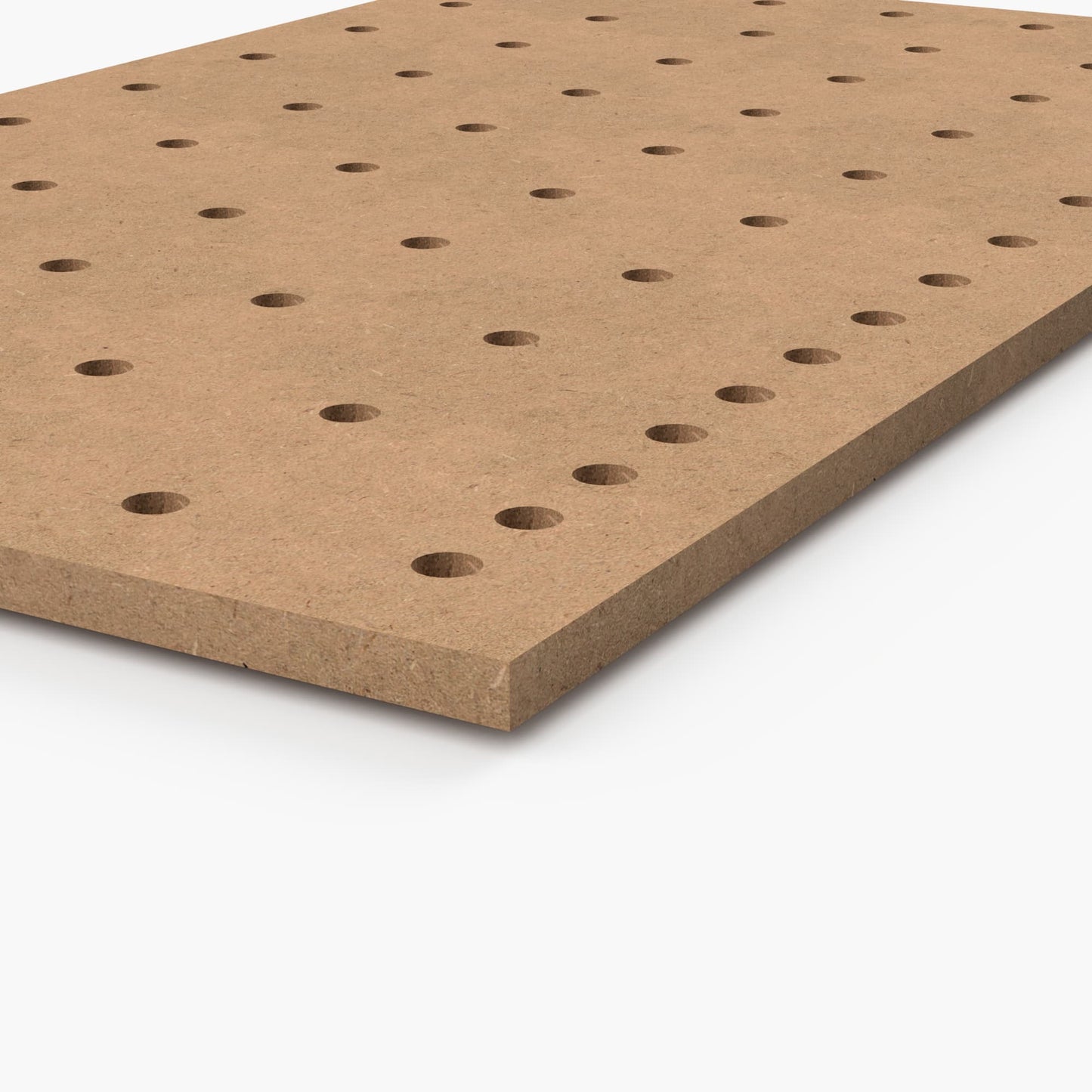 Seitenansicht MDF Lochplatte 19 mm stark 